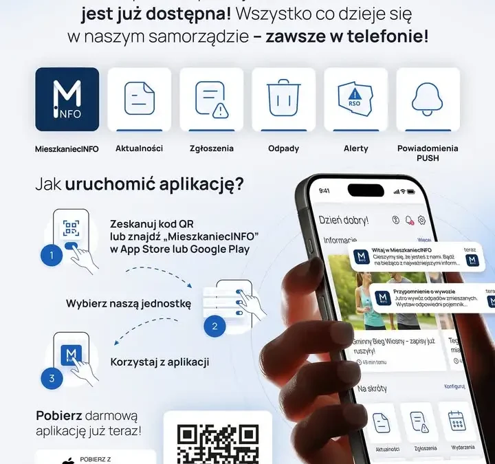 Gmina Nowy Wiśnicz testuje aplikację MieszkaniecINFO – bądź na bieżąco