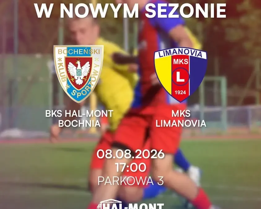 BKS Bochnia rozpoczyna sezon u siebie. Pierwszy mecz z Limanovią 8 sierpnia