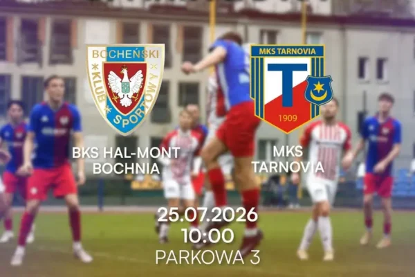 Sparing BKS Bochnia z MKS Tarnovia 1909 już w sobotę