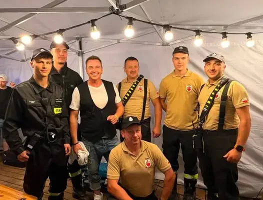 OSP Trzciana zabezpieczała Święto Gminy Trzciana z zespołem WEEKEND