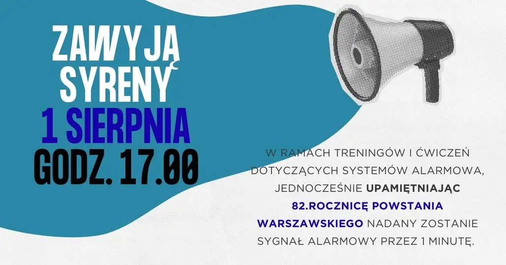 1 sierpnia zawyją syreny alarmowe w gminie Nowy Wiśnicz
