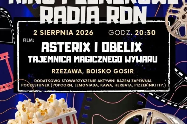 Kino Plenerowe w Rzezawie – film Asterix i Obelix 2 sierpnia