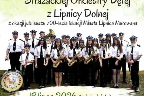 Koncert orkiestry dętej z okazji 700-lecia Lipnicy Murowanej