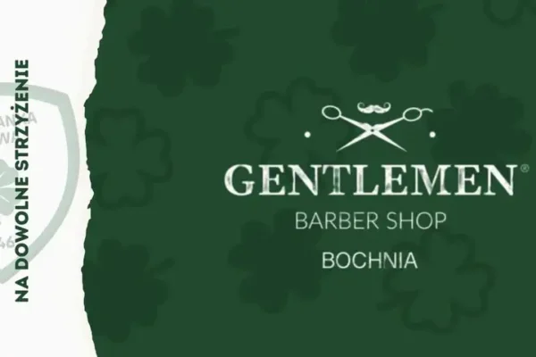 Gentlemen Barber Shop Bochnia wspiera loterię fantową z okazji 80-lecia GOSiR Novi Rzezawianka