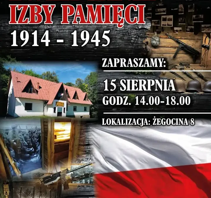Święto Wojska Polskiego w Żegocinie: zwiedzanie Izby Pamięci 1914–1945
