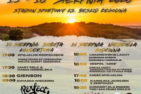 733. Urodziny Żegociny: świętujmy razem 15-16 sierpnia