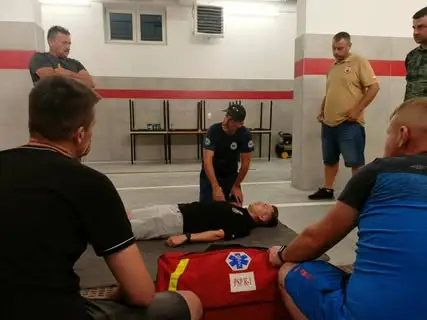 OSP Trzciana: strażacy doskonalili umiejętności z pierwszej pomocy
