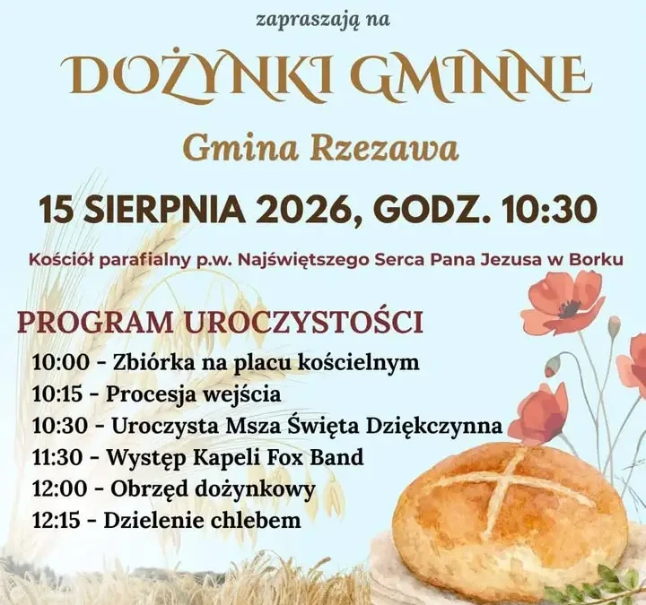 Dożynki Gminne w Borku – święto plonów i wspólnoty