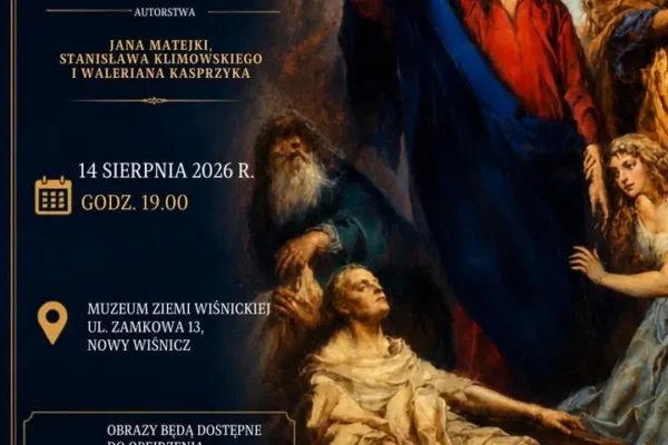 Prezentacja obrazu „Wskrzeszenie Łazarza” w Muzeum Ziemi Wiśnickiej
