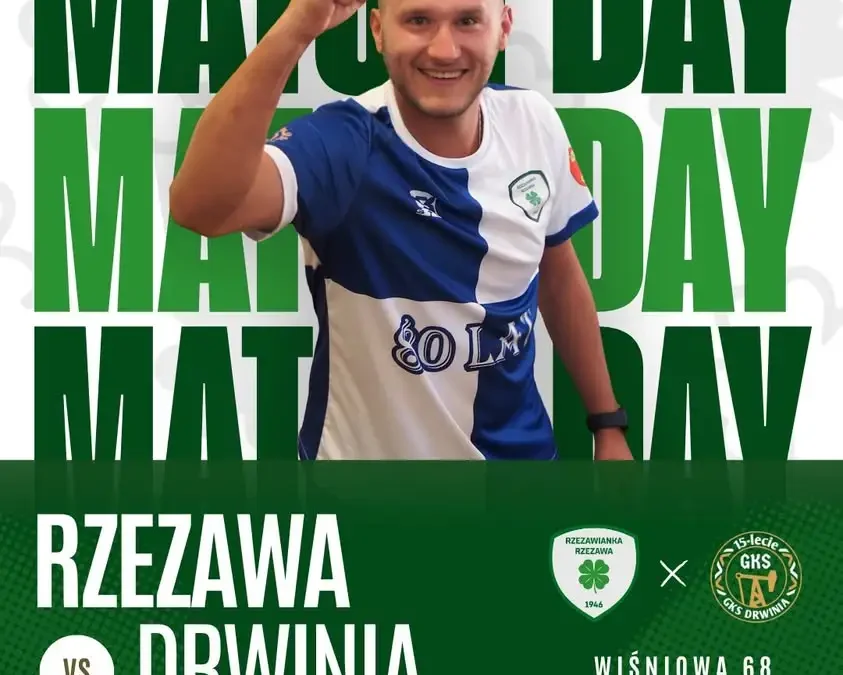 W sobotę mecz z GKS Drwinia – wracamy do gry!