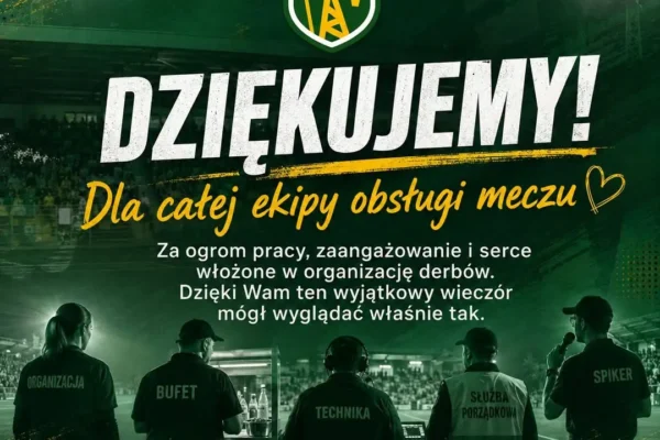 Derby w Drwini: podziękowania dla organizatorów i zapowiedź dalszej pracy