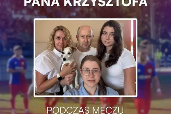 Zbiórka dla pana Krzysztofa podczas meczu BKS Bochnia