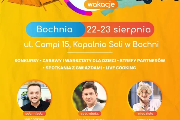 Bochnia: Wakacyjne miasteczko Polsatu przed szybem Campi – atrakcje dla rodzin