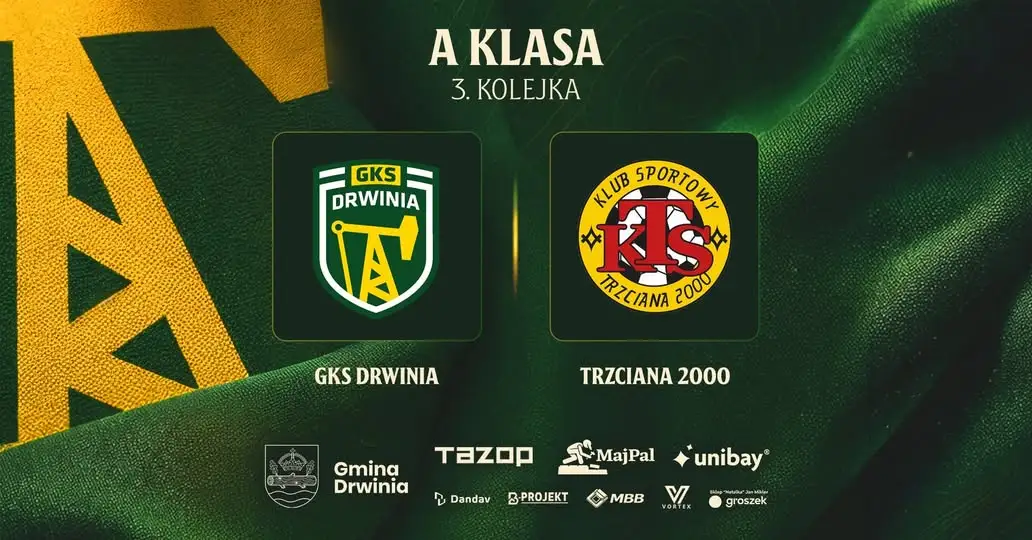 GKS Drwinia wraca na własny stadion. W niedzielę podejmie Trzcianę 2000