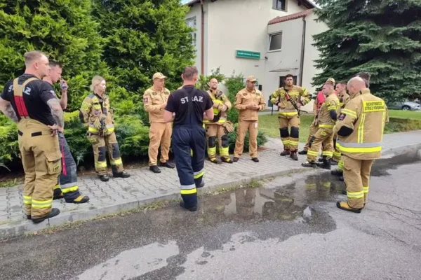 Ćwiczenia służb ratunkowych w Dziennym Domu Seniora „WIGOR” w Bochni