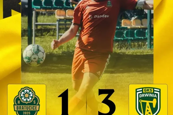 GKS II Drwinia wygrywa w Bratucicach 3:1 – drugie zwycięstwo z rzędu