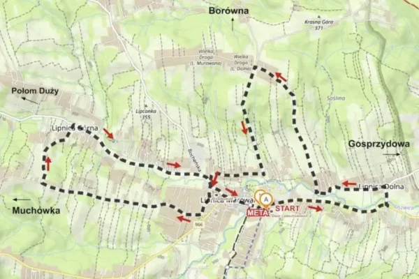 Utrudnienia na drogach w Lipnicy Murowanej podczas rajdu rowerowego 15 sierpnia
