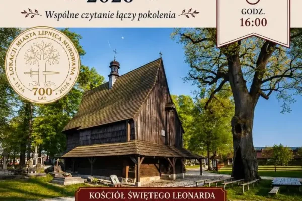 Narodowe Czytanie 2026 w Lipnicy Murowanej: „Dziady” w zabytkowym kościele UNESCO