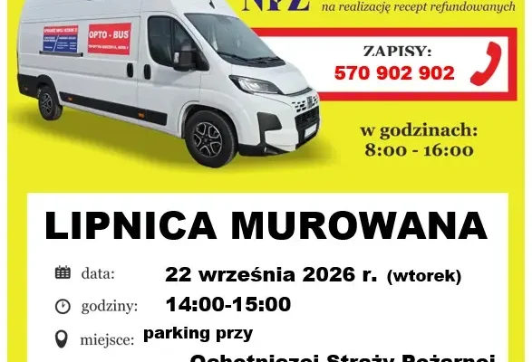 Bezpłatne badanie wzroku w Lipnicy Murowanej – 22 września