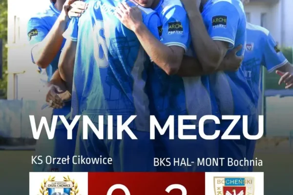KS Orzeł Cikowice w finale po emocjonującym meczu z BKS Hal-Mont Bochnia