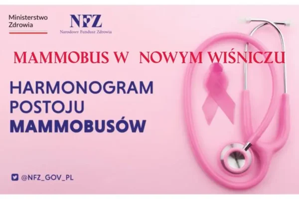 Mammobus w Nowym Wiśniczu – bezpłatne badania dla kobiet 7 września