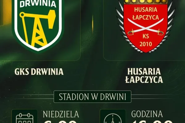 GKS Drwinia chce wrócić na zwycięską ścieżkę w meczu z Husarią Łapczyca