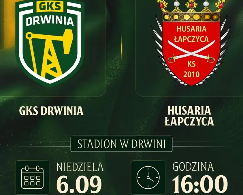 GKS Drwinia chce wrócić na zwycięską ścieżkę w meczu z Husarią Łapczyca