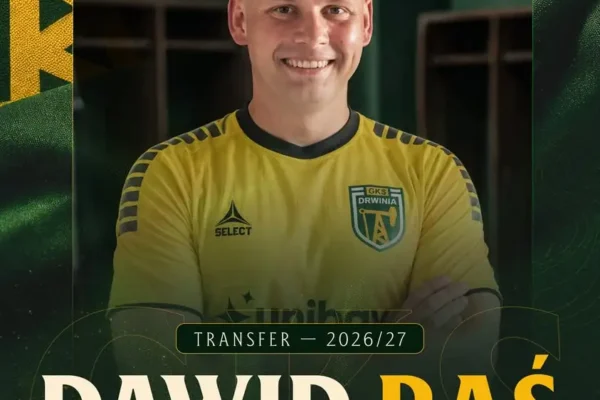 GKS Drwinia wzmacnia skład: Dawid Raś nowym skrzydłowym