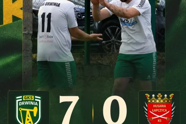 Pogrom w Drwini: GKS rozbija KS Husaria Łapczyca 7:0