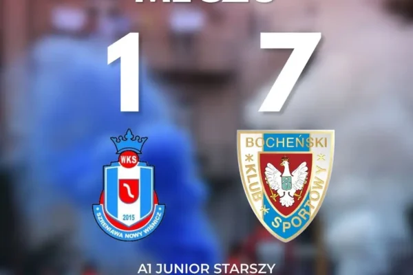 Juniorzy starsi BKS Bochnia rozbili WKS Szreniawa Nowy Wiśnicz