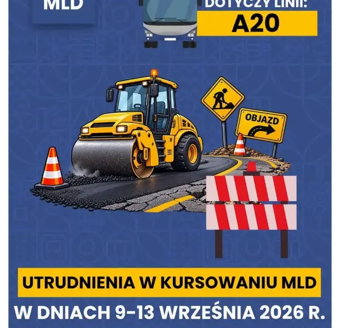 Objazd linii A20 w Lipnicy Murowanej – utrudnienia do 13 września