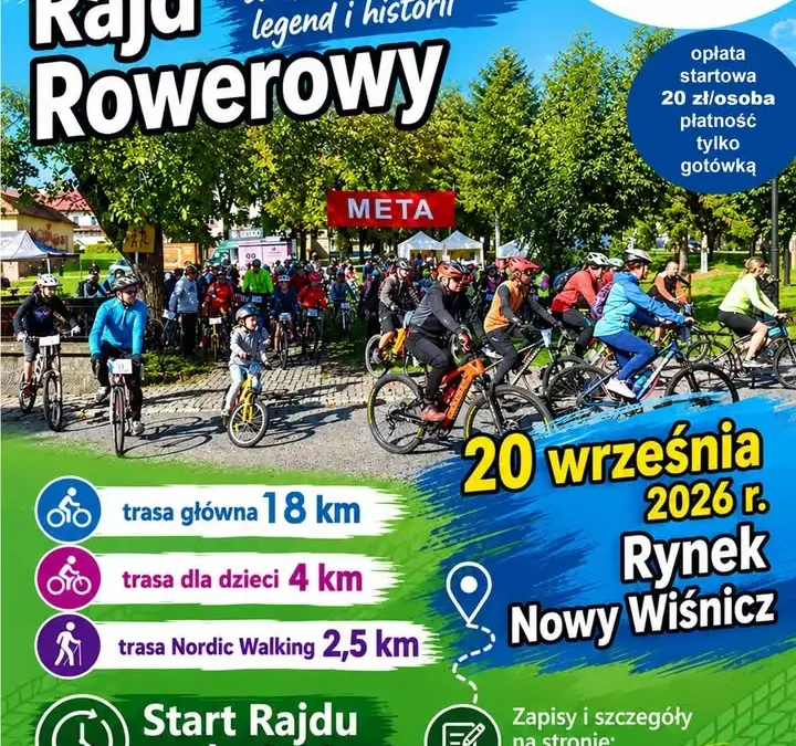 XI Rodzinny Rajd Rowerowy w Nowym Wiśniczu – zapisy trwają