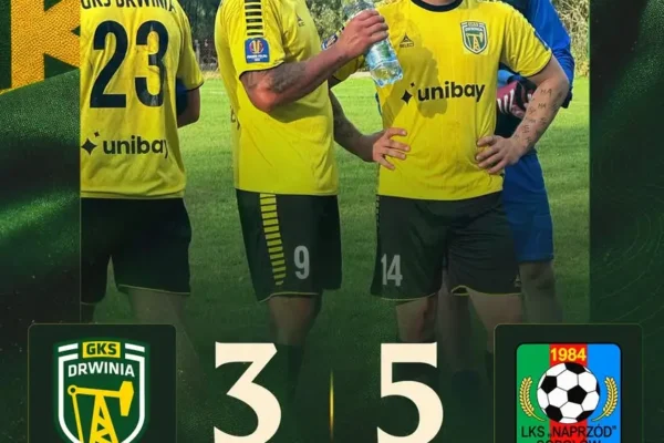 Hat-trick Długoszewskiego nie wystarczył. Drwinia przegrywa u siebie z Naprzodem Sobolów 3:5
