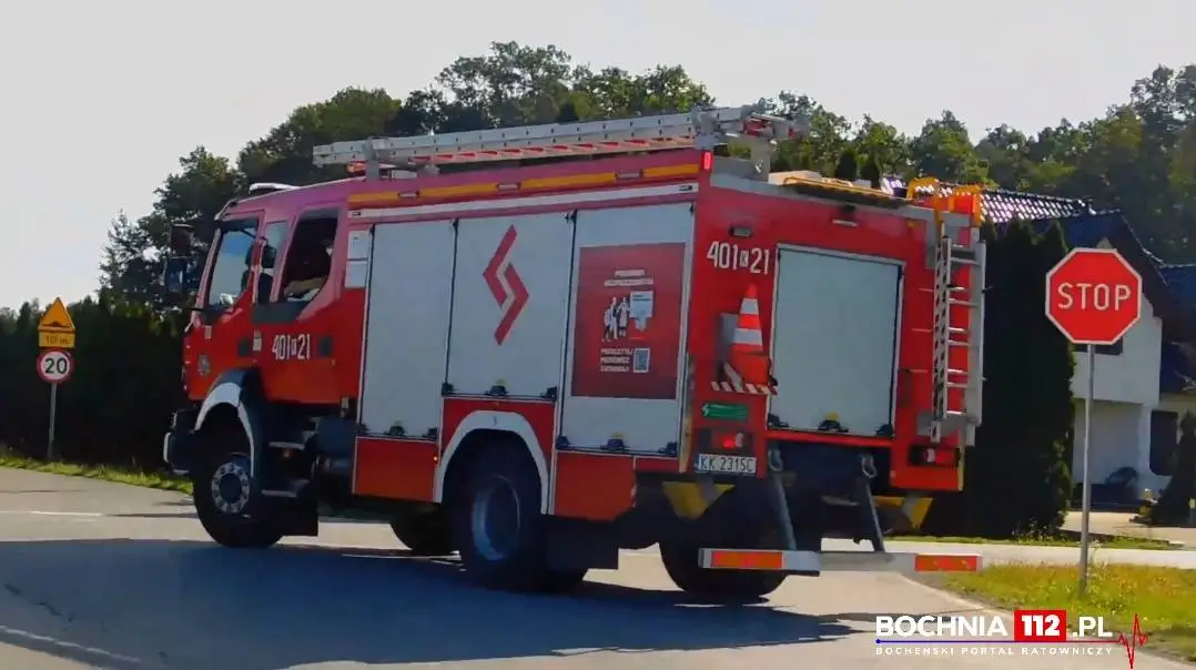Upadek dziecka ze schodów w Rdzawie. LPR transportował poszkodowanego do Krakowa