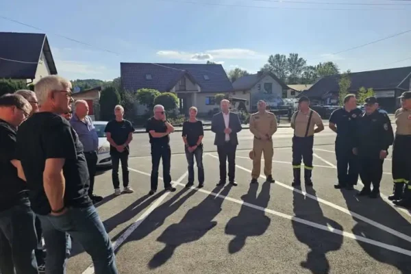 Strażacy z Saarlouis z wizytą w OSP Trzciana