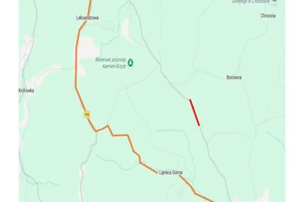 Lipnica Górna: droga powiatowa zamknięta od 1 do 4 października