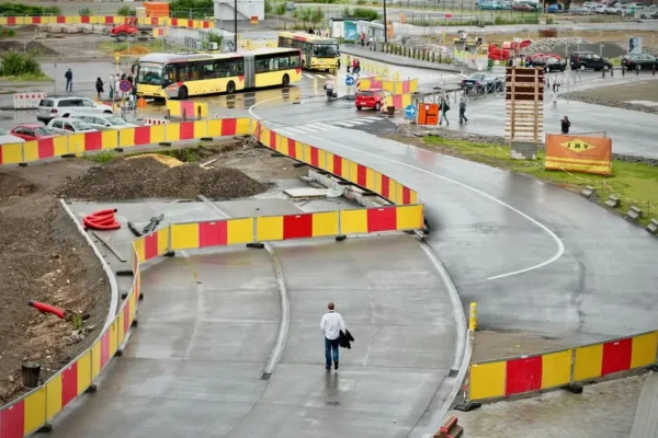 Utrudnienia na linii A20 w Lipnicy Górnej – objazd z powodu prac drogowych