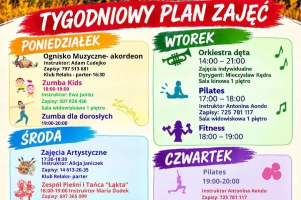 Nowy rok, nowa energia – CKSiT w Żegocinie zaprasza na zajęcia
