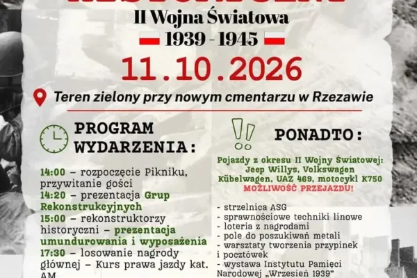 I Piknik Historyczny w Rzezawie – historia II wojny światowej na wyciągnięcie ręki
