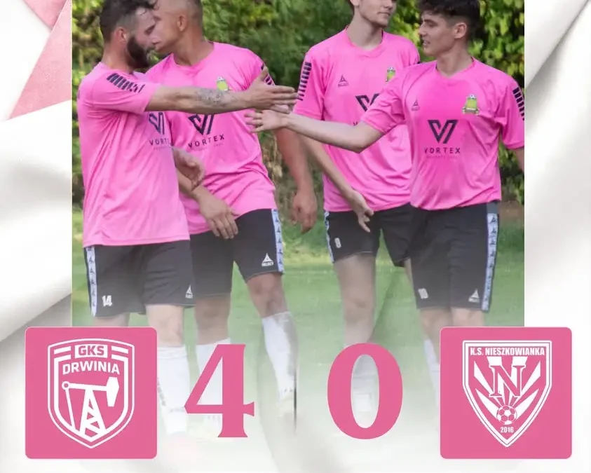 GKS Drwinia rozbił Nieszkowiankę 4:0. Długoszewski z dublem