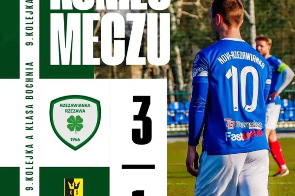 Zwycięstwo drużyny z Nowego Sącza z Górnikiem Siedlec. Bramki Górala, Bielaka i Zaczyńskiego