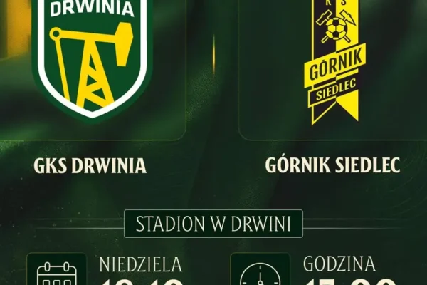GKS Drwinia przed kluczowym meczem z Górnikiem Siedlec w 10. kolejce A Klasy