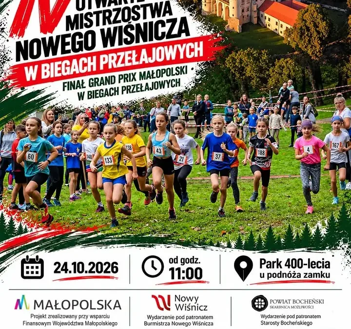 Nowy Wiśnicz gospodarzem finału Grand Prix Małopolski w biegach przełajowych