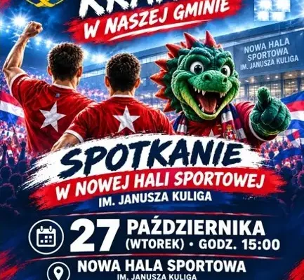 Wisła Kraków zawita do Łapanowa – spotkanie z piłkarzami i Smokiem Wawelskim