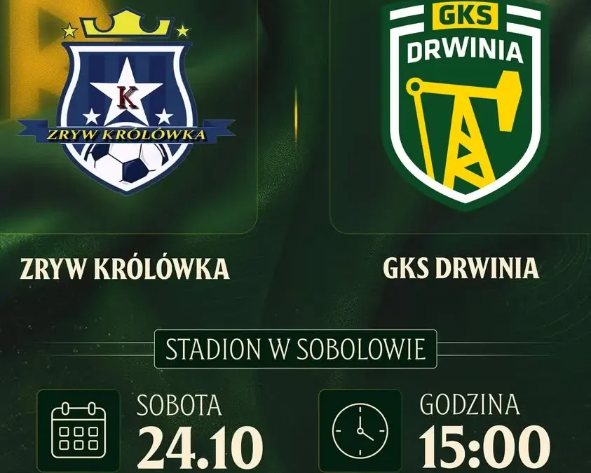 GKS Drwinia przed wyjazdem do Sobolowa: walka o punkty z Zrywem Królówka