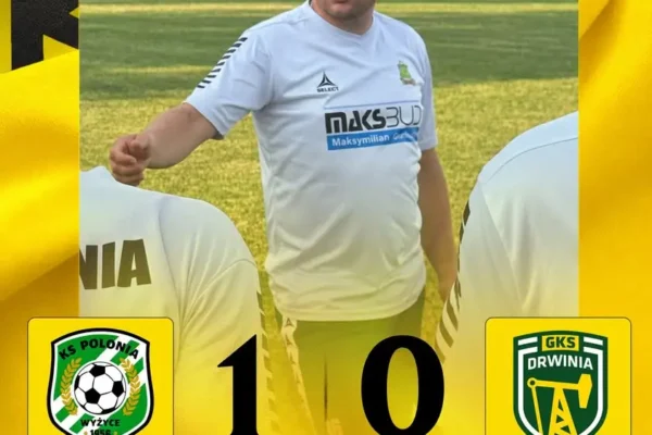 GKS II Drwinia przegrywa derby z Polonią Wyżyce. Trener Michał Ćwik odchodzi