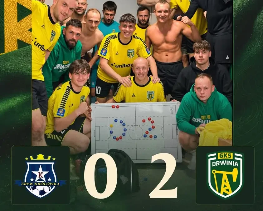 Drwinia wygrywa w Sobolowie 2:0 w nerwowym meczu ze Zrywem Królówka