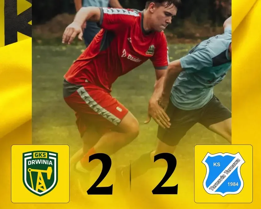 GKS II Drwinia zremisował z Tarnavią Tarnawa 2:2 po dramatycznej końcówce