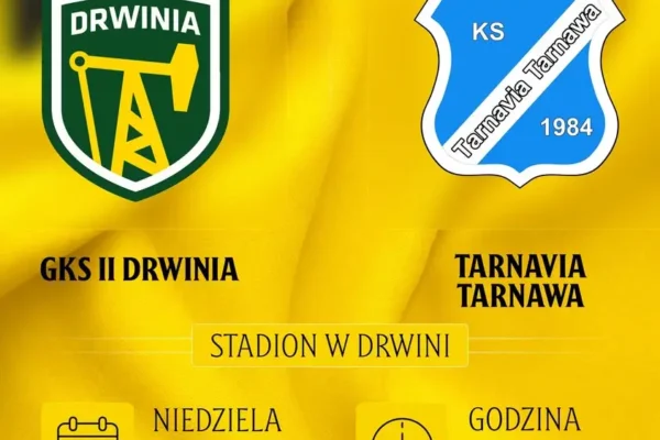 GKS II Drwinia: debiut Dawida Markowskiego i trudny test z Tarnavią Tarnawa