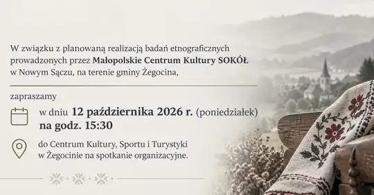 Żegocina szuka dawnych opowieści i wspomnień o tradycyjnych weselach